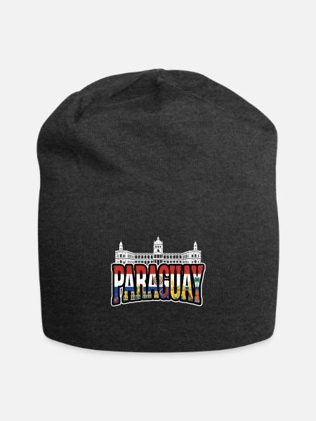 paraguay - Jersey Beanie - charcoal grey - Front
