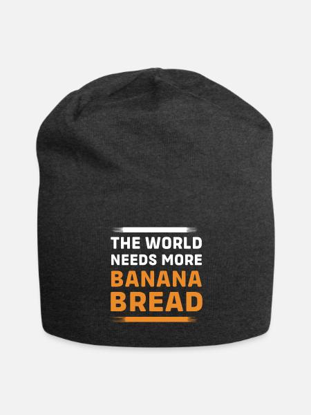 Bread Baker Banana Bread - Jersey Beanie - charcoal grey - Front