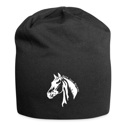 Bridle Ranch Hold Your Horses (White Design) - Jersey Beanie