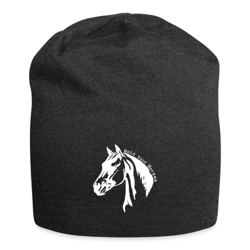 Bridle Ranch Hold Your Horses (White Design) - Jersey Beanie