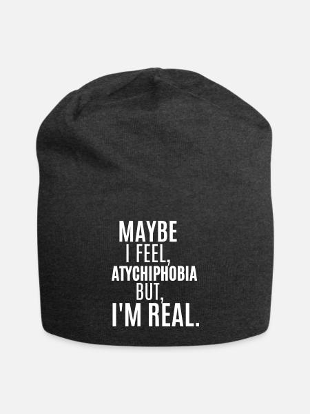 Atychiphobia - Jersey Beanie - charcoal grey