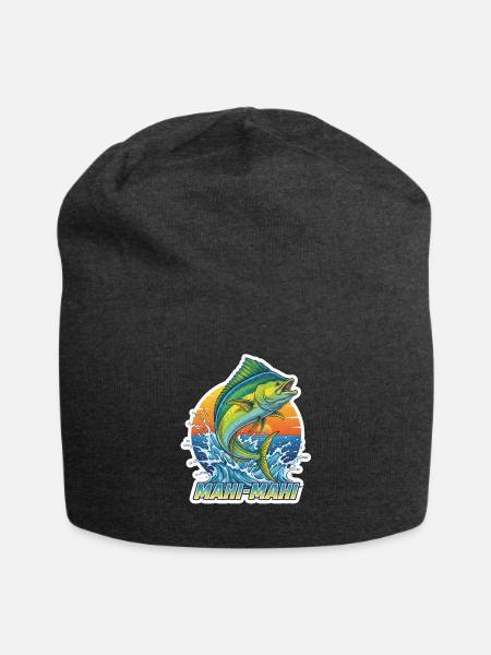 Mahi Mahi Sunrise Leap - Jersey Beanie - charcoal grey - Front