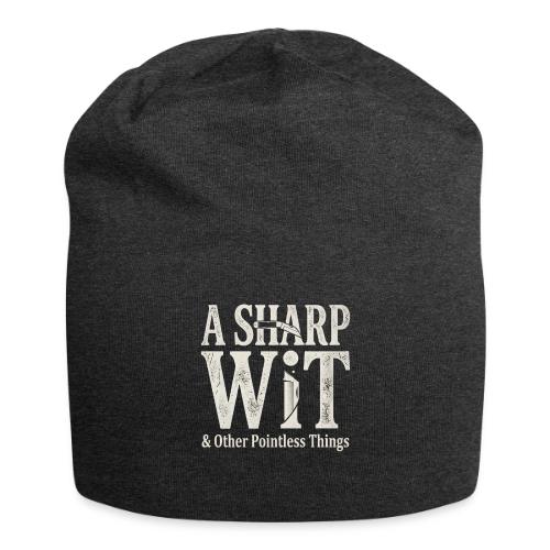 A Sharp Wit & Other Pointless Things - Knife Pun - Jersey Beanie