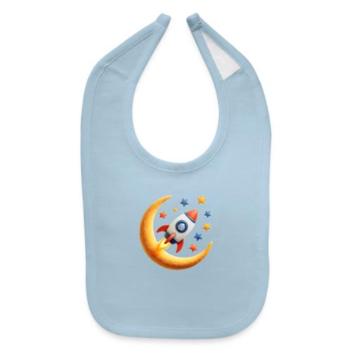 Rocket Among the Stars - Baby Bib