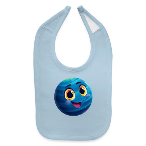 Smiling Blue Planet - Baby Bib