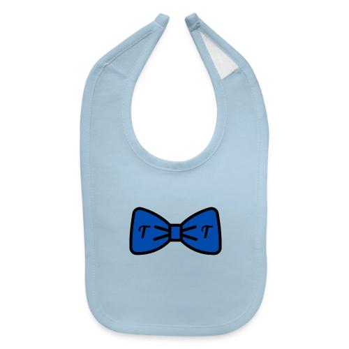 TomoTees Big Blue Bow - Baby Bib