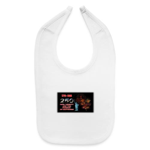 1776 - 2026 - 250 Years USA | Fireworks - Baby Bib