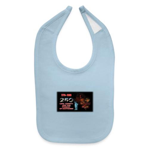 1776 - 2026 - 250 Years USA | Fireworks - Baby Bib