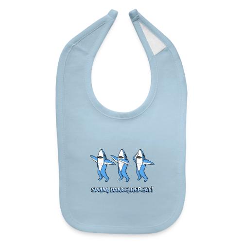 Dancing Sharks - Swim, Dance, Repeat - Baby Bib
