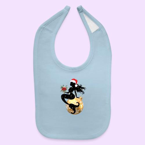 Merry Mermaid - Christmas Edition Design - Baby Bib