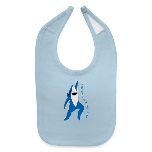 Dancing Shark - Keep Calm - Baby Bib