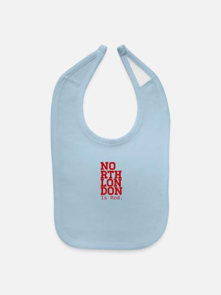 North London - Baby Bib - light blue - Front