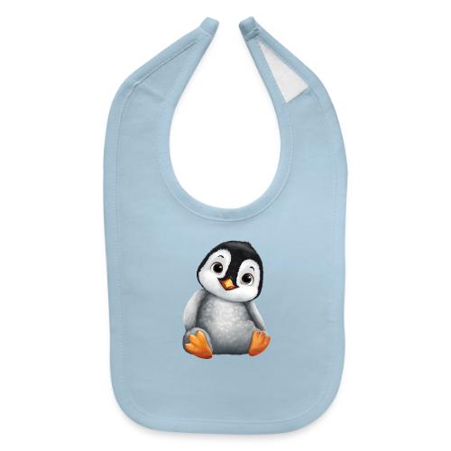 Innocent Penguin Sitting - Baby Bib