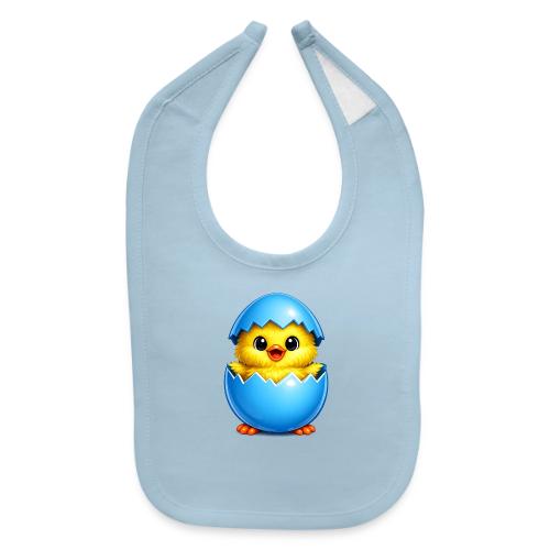 Easter Chick Blue - Baby Bib