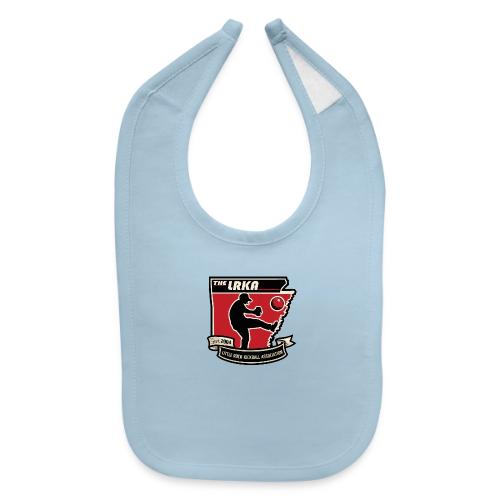 Black/Red State LRKA 2026 Logo - Baby Bib