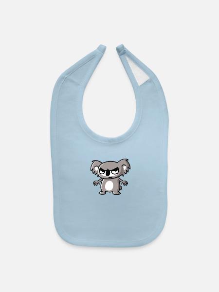 Evil Koala Australia - Baby Bib - light blue - Front