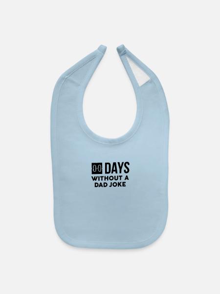 daddy - Baby Bib - light blue - Front
