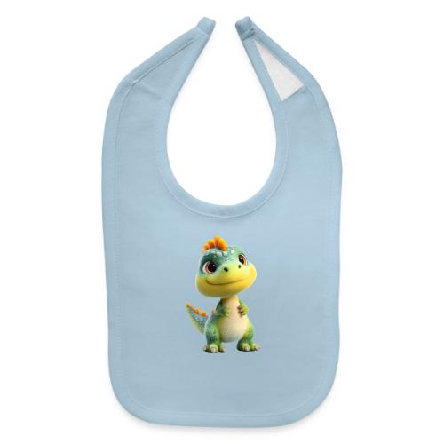 Playful 3D Baby Dinosaur - Baby Bib