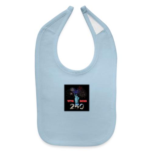1776 - 2026 - 250 Years USA | Fireworks - Baby Bib