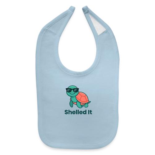 Funny Turtle Sunglasses Shelled It Cute Gift - Baby Bib