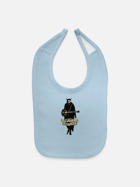 Vintage Mexican Band of Rockabilly Horror - Baby Bib - light blue - Front