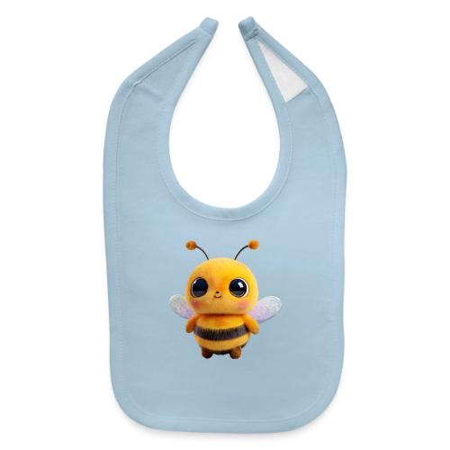 Sweet Cartoon Baby Bee with Innocent Eyes - Baby Bib