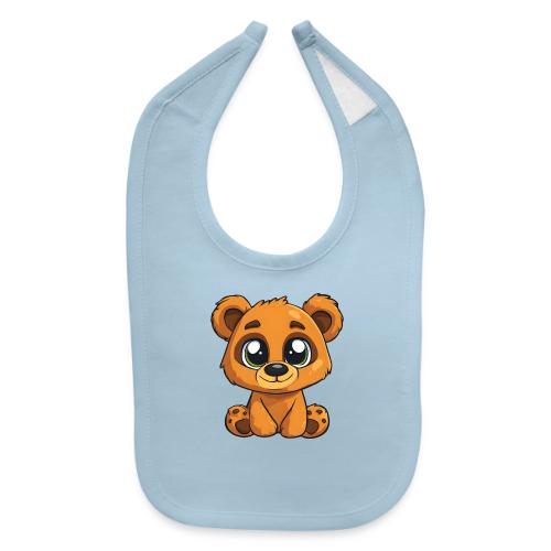 Smiling Sitting Baby Bear - Baby Bib