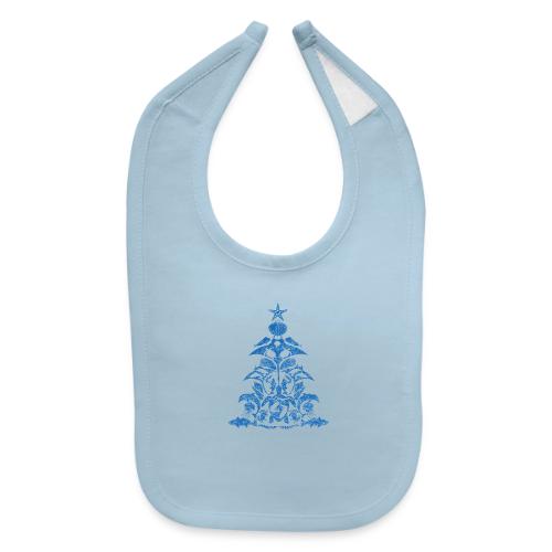 Coastal Christmas Tree Solo - Baby Bib