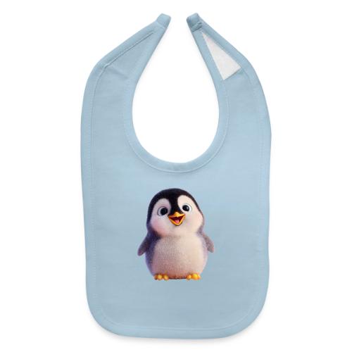 Joyful Baby Penguin - Baby Bib