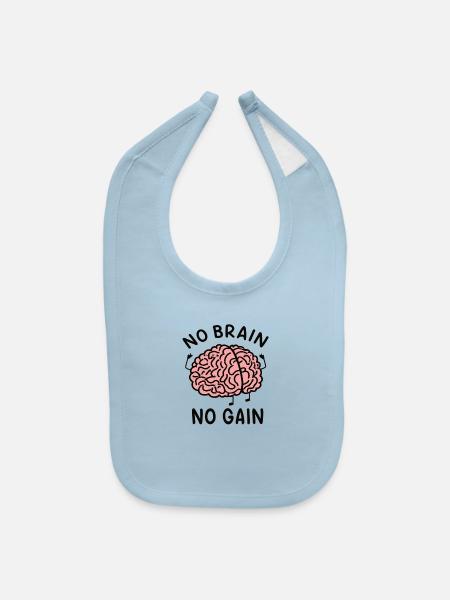Nerd Nerds Nerd Sayings Nerd Gifts - Baby Bib - light blue - Front