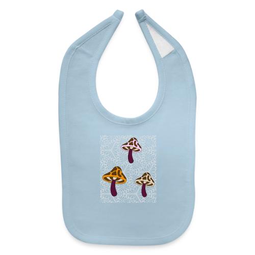 Fall Season Mushroom Designs - Baby Bib