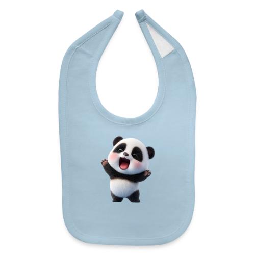 Happy Baby Panda Standing - Baby Bib