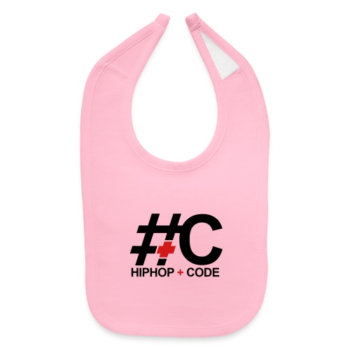 hiphopandcode-logo-2color - Baby Bib