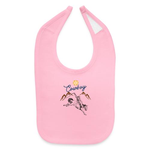Wild West Cowboy Ride - Baby Bib