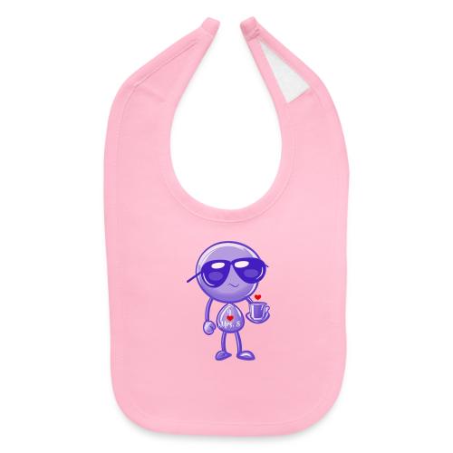 Smoon_I love Mrs S Purple - Baby Bib