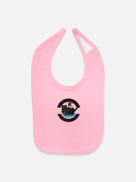 Oil Field Life - Baby Bib - light pink - Front