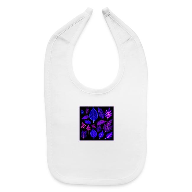 Neon Leaves in Pink and Purple Hues