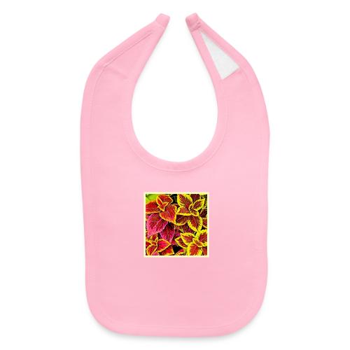 Coleus Leaf Burst Design - Baby Bib