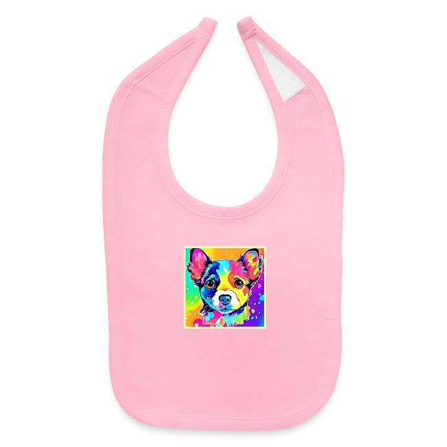 Vivid Puppy Vibes Art Design