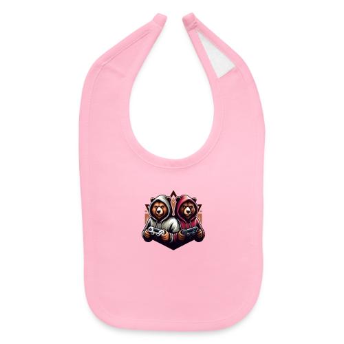 2 grizzlies gamer bears - Baby Bib