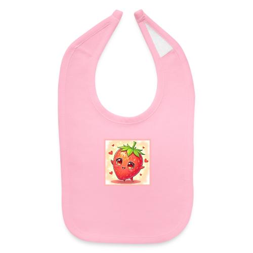 Adorable Sweet Strawberry Bliss - Baby Bib