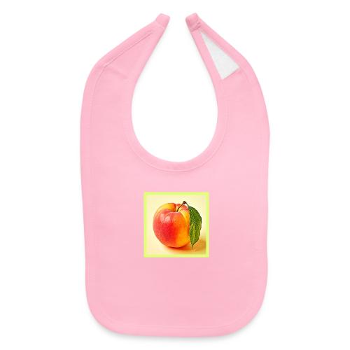 Feel the Fresh Peach Summer Vibe Design - Baby Bib