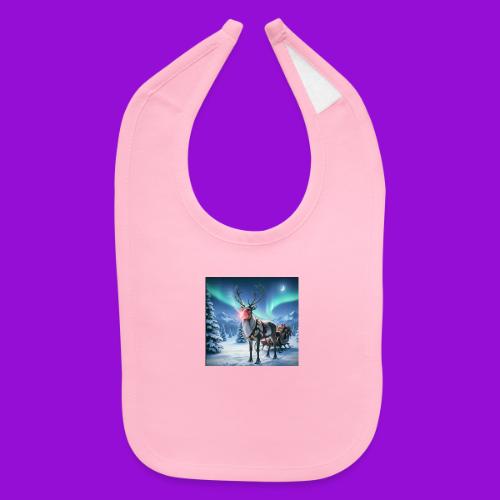 Rudolph the red nosed reindeer - Baby Bib
