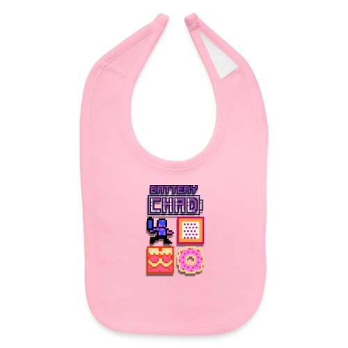 Battery Chad Time to Eat - Baby Bib