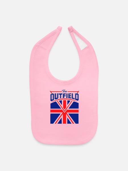 The Outfield UK - Baby Bib - light pink - Front