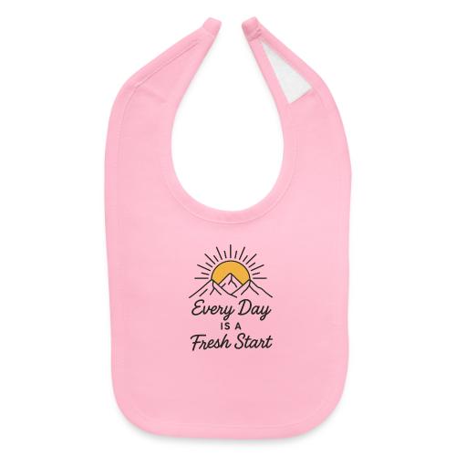 Inspirational Mountain Sunrise Motif - Baby Bib