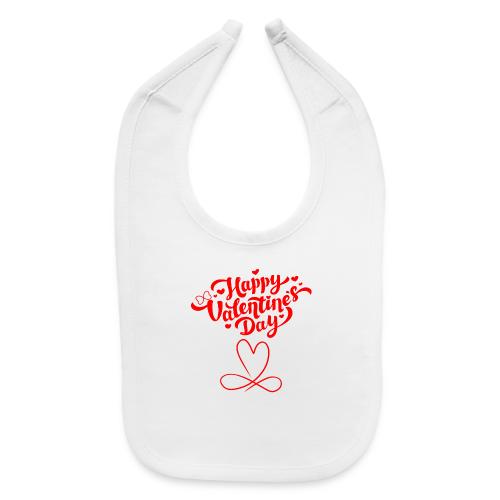 Valentine's Day Designs of Love and Infinity. - Baby Bib