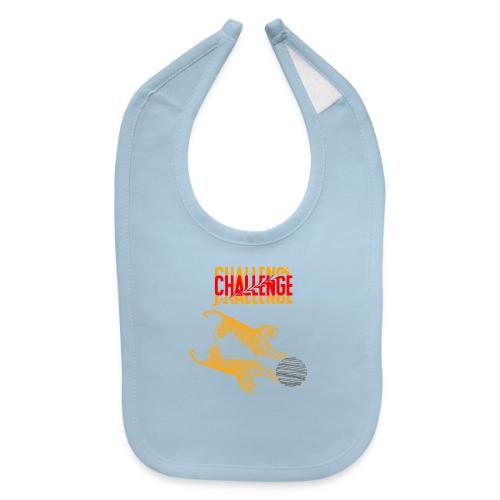Double tiger fashion, jungle feline animals. - Baby Bib