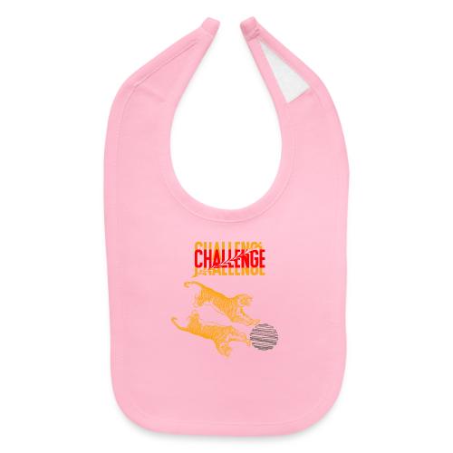 Double tiger fashion, jungle feline animals. - Baby Bib