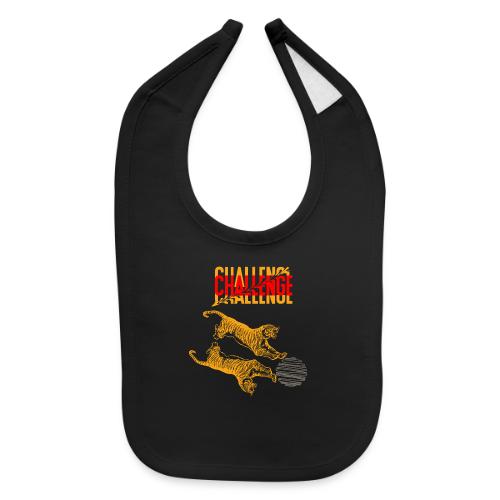 Double tiger fashion, jungle feline animals. - Baby Bib